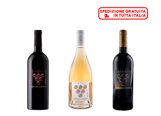 Offerta 1 Tripack Vino: I' Sangiovese 2015 - I' Cinatti 2018 - Undì 2023